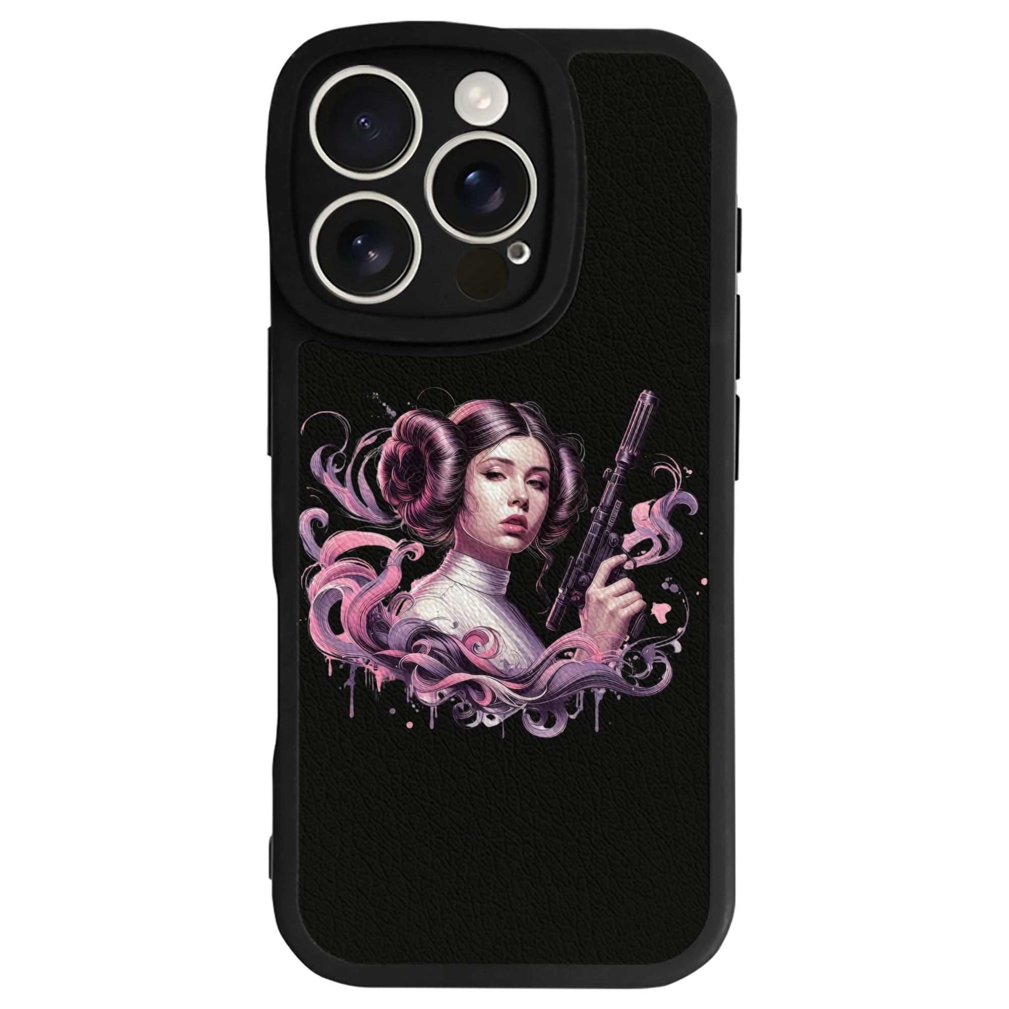 （画像用） スター・ウォーズ Star Wars 【iPhone 16シリーズ対応】シリコンスマホケース（レザー調） 材質：シリコン